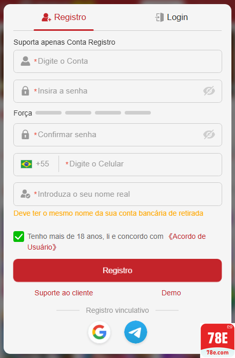 Experiência de Jogos 78e.com